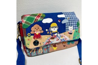 Animal Picnic Crossbody Bag Adjustable Shoulder Strap