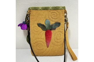 Cute bunny and carrot pattern crossbody bag