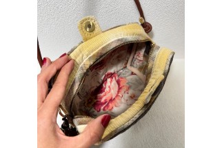 Owl and squirrel crossbody bag