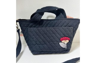 Cat Floral Crossbody Bag