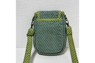 Sun hat Sue and chicken embroidery crossbody