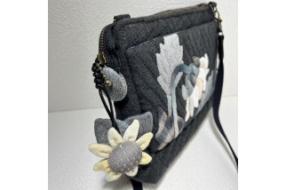 Sunflower Patchwork Crossbody Bag