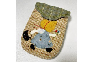 Yellow Vintage Patchwork Crossbody Bag