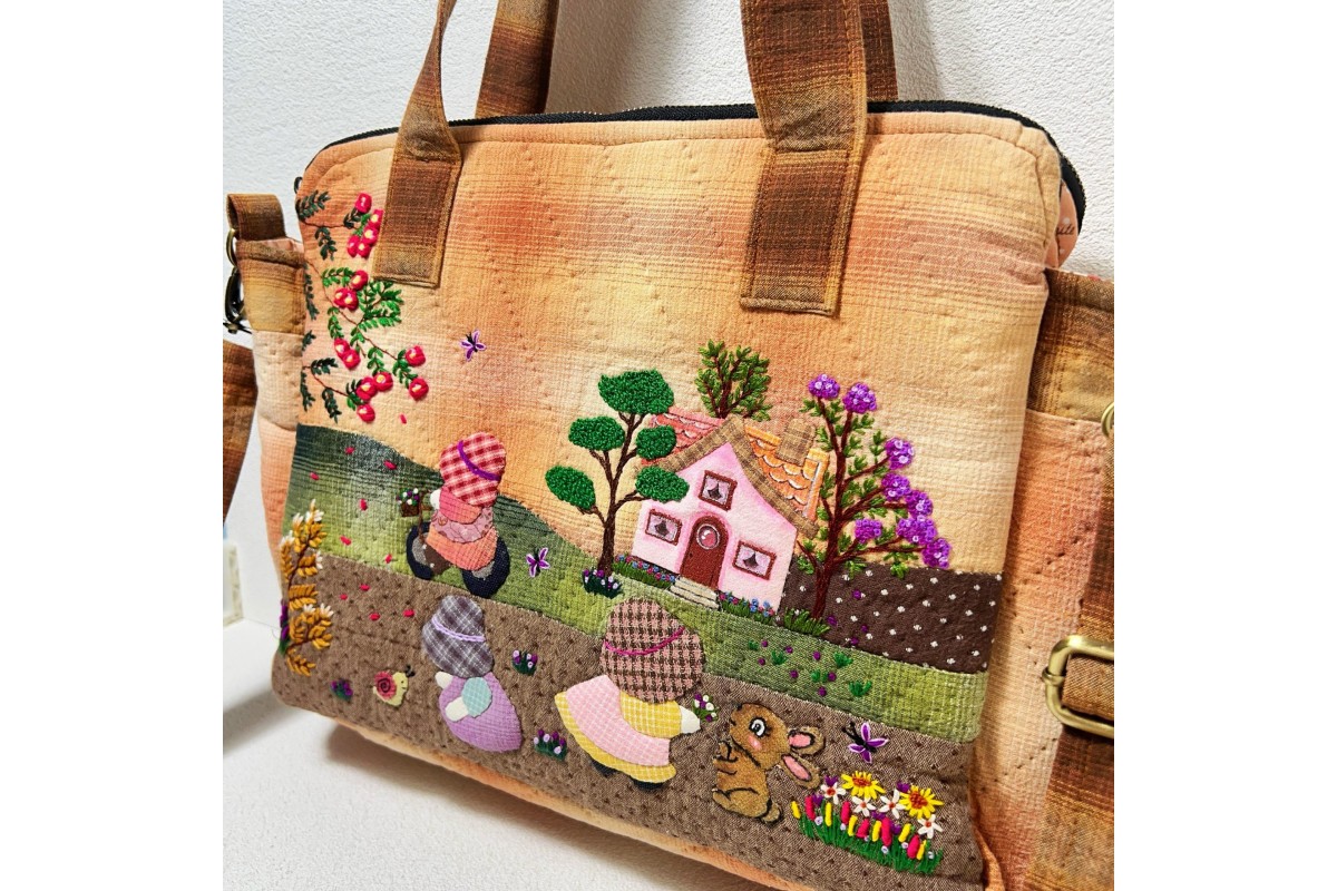 Large multi-purpose patchwork tote