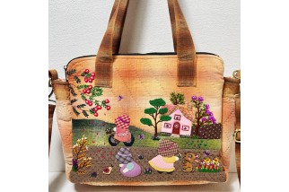 Large multi-purpose patchwork tote