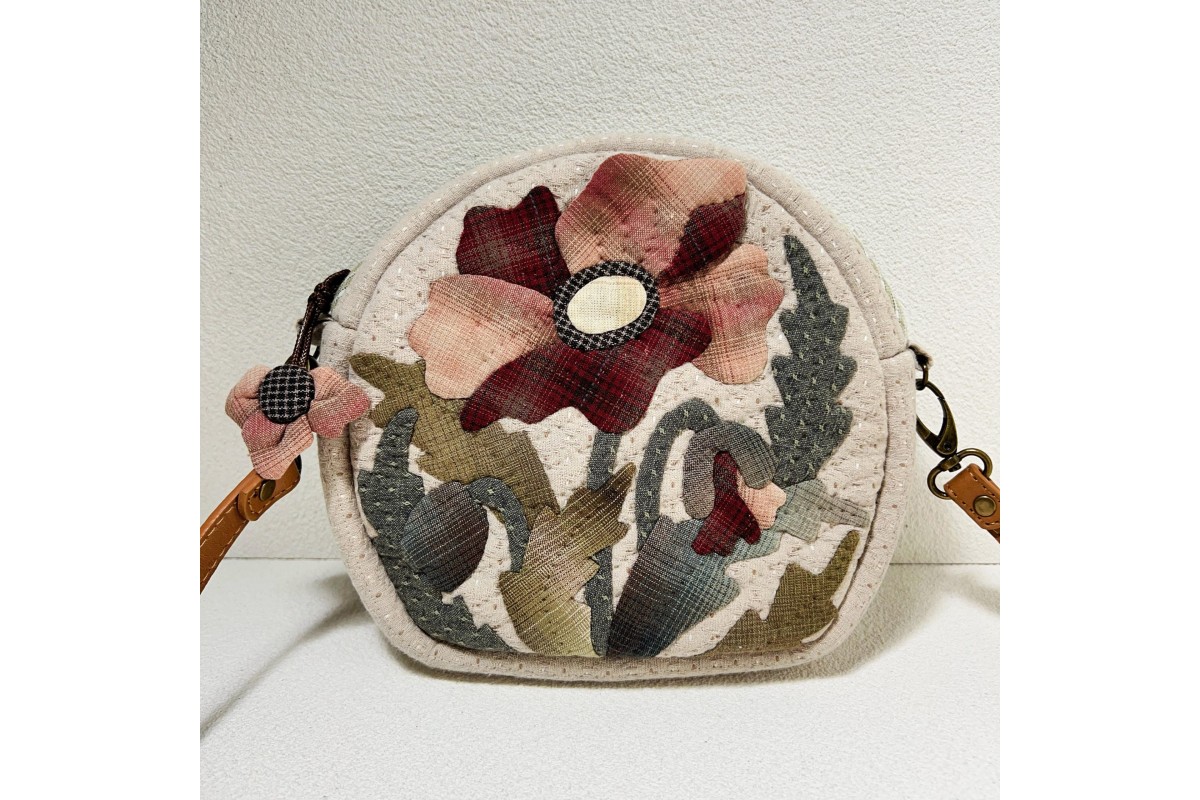 Floral Crossbody Bag with Adjustable Strap