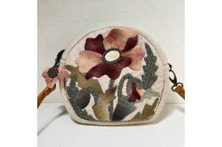 Floral Crossbody Bag with Adjustable Strap